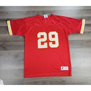 Vintage 90s Kansas City Chiefs Jersey Size XL Youth Greg Hill #29 Boys NFL Red